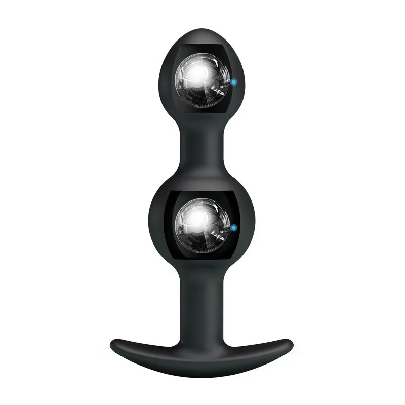 Pretty Love DUO Heavy Balls Silicone Butt Plug 10.4 x 2.6 cm